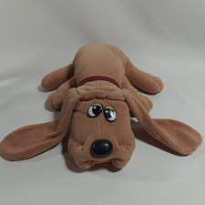 Vintage 1985 Tonka Pound Puppies Plush W/Collar Large 18 Tan Floppy Ears VGC