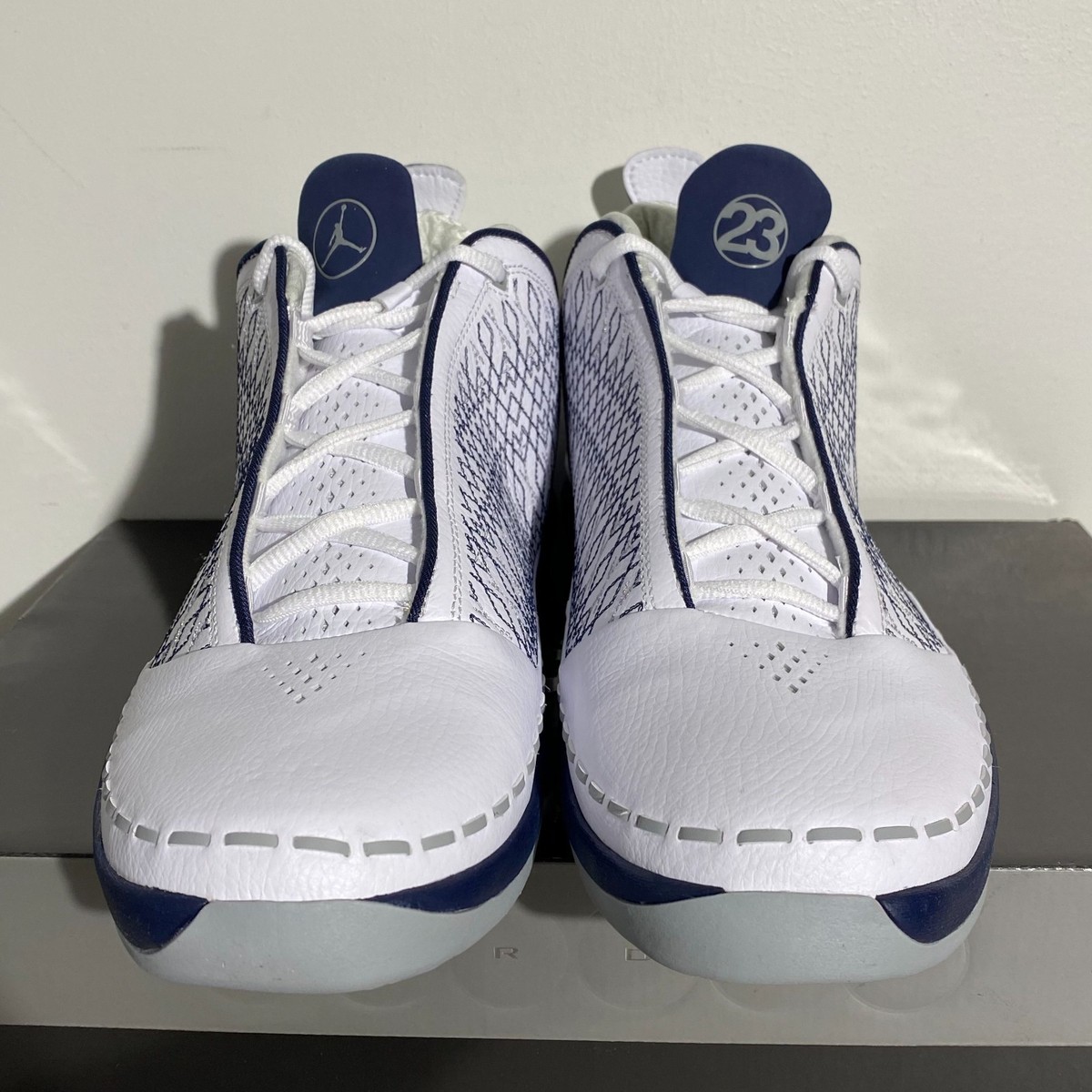 Size 12.5 - Air Jordan 23 Low OG White Midnight Navy 323405-141