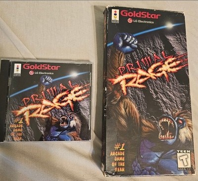 Primal Rage (Panasonic 3DO) Complete In Long Box w/ Game 1995 Tested