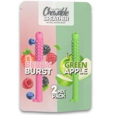 Health Chews Quit Smoking Inhaler BERRY BURST  GREEN APPLE Nicotine Free Aid