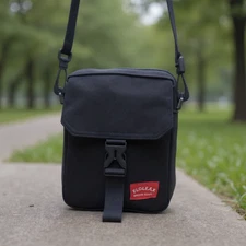 Limited Floless Small Black Sling Bag Unisex Crossbody Travel Shoulder Pouch