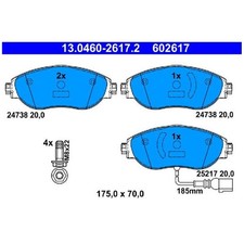Satz Bremsbeläge Bremsklötze vorne für Seat Tarraco KN2 id93020