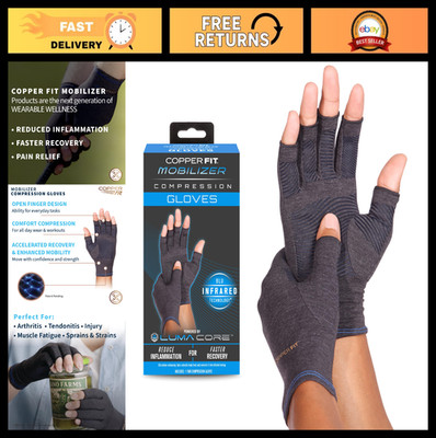 Compression Gloves for Arthritis Relief, Joint Swelling & Tendonitis - Unisex Su