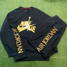 Nike Air Jordan Sweatsuit Men s XL Basketball Jumpman Black BV6008-012