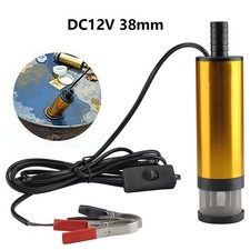 DC12V 38mm Portable Electric Submersible Pump Stainless Steel Pump for Water Oil
