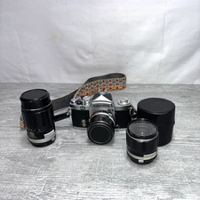 Miranda AIC RE-II 2 Film Camera w/Accessories Bundle RARE