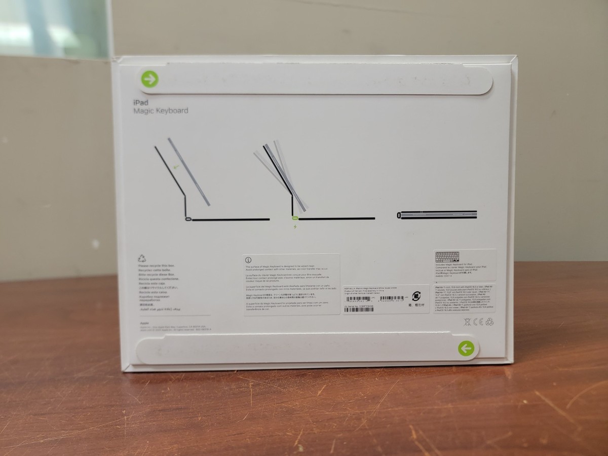 iPad Magic Keyboard Model A3339 MDFV4LL/A White | eBay