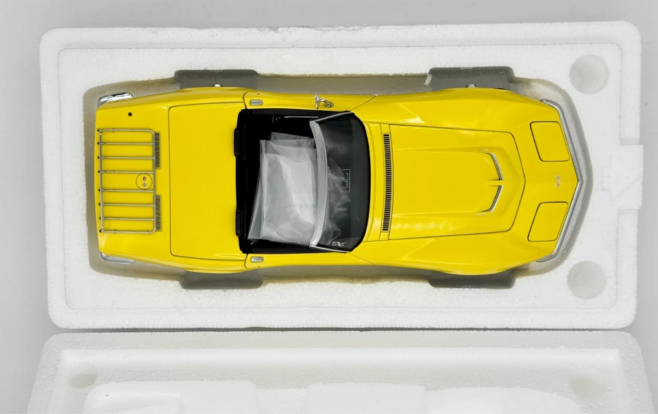 Chevy Corvette Datyona 1969 AutoArt Millennium 71161 amarillo edición limitada 1/18 nuevo certificado de autenticidad Foto 2 de 4