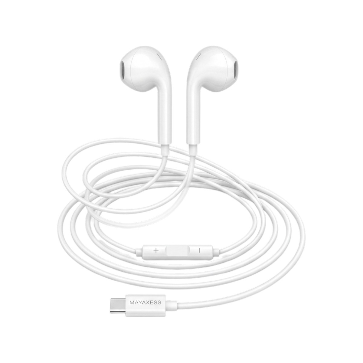 Écouteurs USB-C pour iPhone 15 finies les pannes de batterie blanc