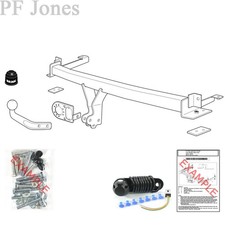 Brink Towbar for Honda Jazz Hatchback 2001-2008 - Swan Neck Tow Bar