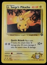 Wizards of the Coast Lt. Surge's Pikachu Gym Challenge 84/132 Regular Common- MP on eBay
