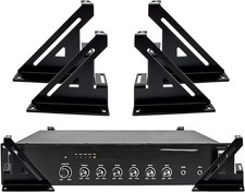 Steel Amplifier Rack Coated by Black Powder Used for Car Audio Systems Brackets