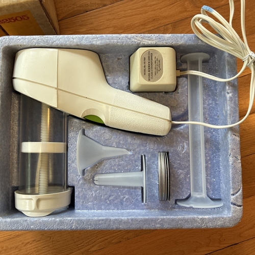 Sears 82505 Fun Gun Electric Cookie Canape Press TESTED WORKING ~~CLEAN !!~~ - Afbeelding 2 van 3