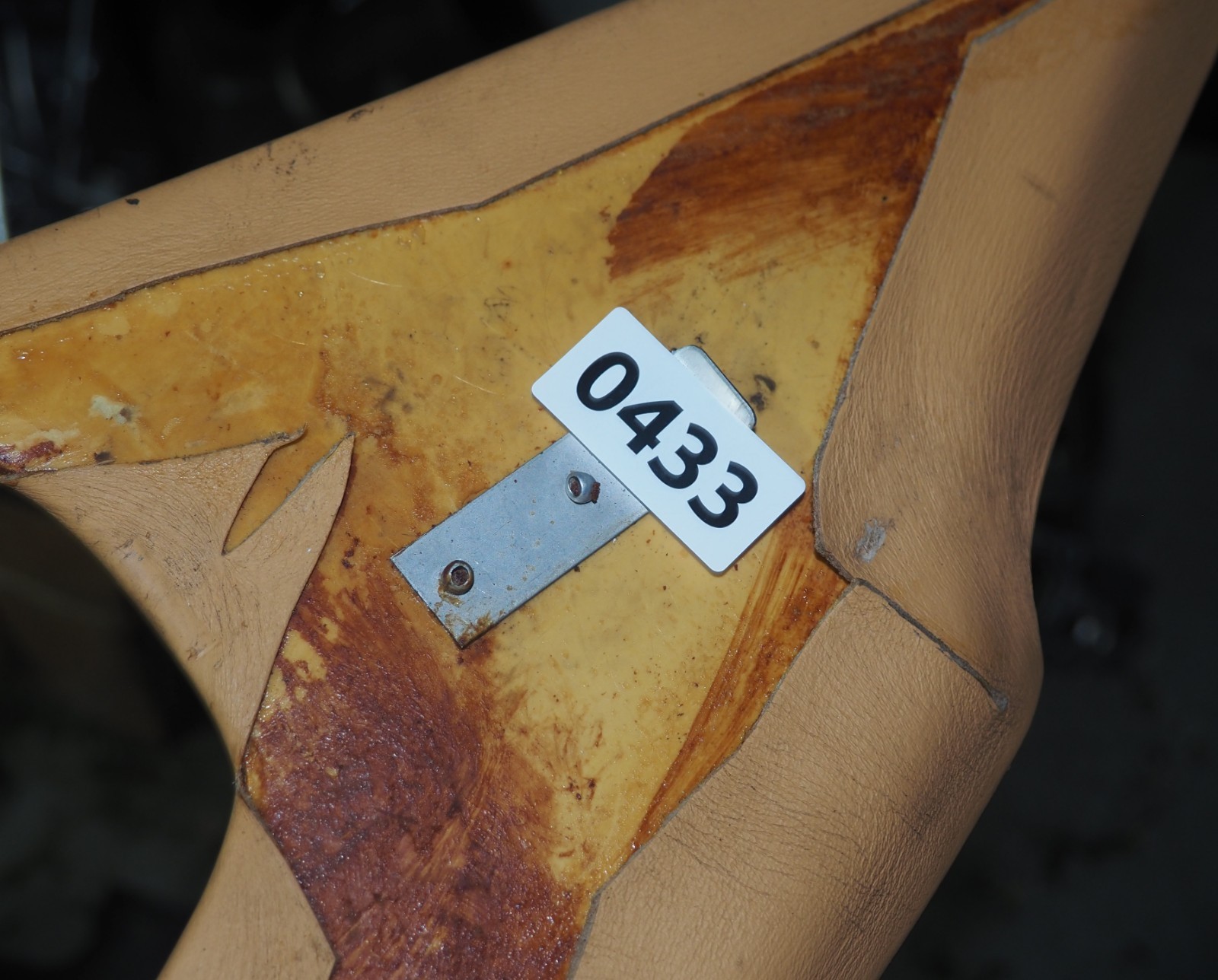 1995-1999 Ferrari F355 Rear Right Quarter Tail Window Surround Trim Beige OEM
