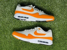 Men's Nike Air Max 1 86 OG Golf Cleats White Orange Shoes DV1403-118 Size 11
