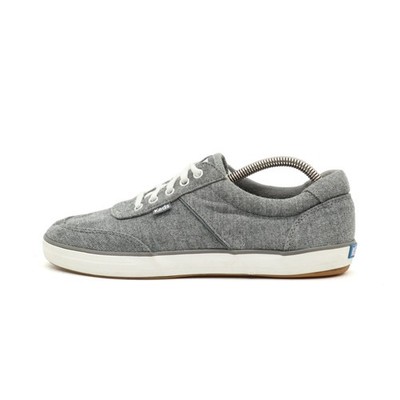 Keds Damen WF66274 Sneaker Grau Leinen Niedrig Atmungsaktiv Klassisch EU 39