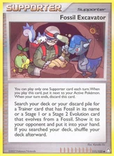 Pokemon Fossil Excavator (111/129) Mysterious Treasures LP
