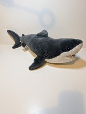 Wild Republic Cuddlekins Gray Great White Sha...