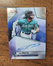 2025 Bowman’s Best Tai Peete On-Card Auto Seattle Mariners B25-TP Best of 2025