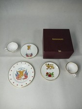 Caverswall Miniature China Tea Set Cups Saucers Plates Boxed UK