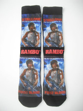 Vintage Rambo First Blood Adult Socks, One Size 8-13
