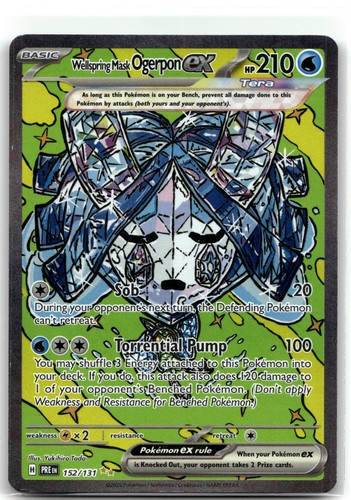 Wellspring Mask Ogerpon ex Holofoil [PRE - 152/131] EN