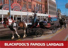 Picture Postcard, Blackpool's Famous Landaus [John Hinde]