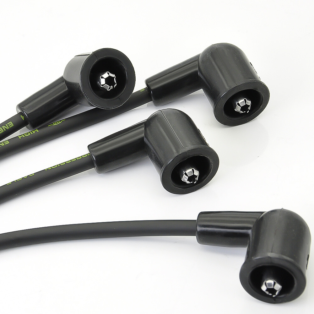 OEM Ignition Coil & 4X Iridium Spark Plugs & Wires for Subaru Impreza 2.5L UF538