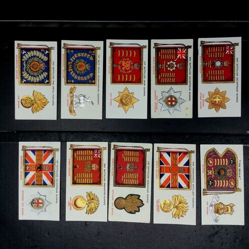 Cigarettes Cartes Régimentaire Anglais Normes Et Casquette Insigne 27 Sur 50 Joueur 1930 - Photo 1/6