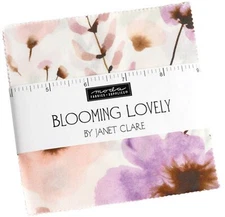 Blooming Lovely Moda Charm Pack 42 100% Cotton 5" Precut Fabric Squares