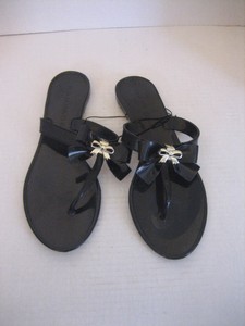 plastic bow sandals