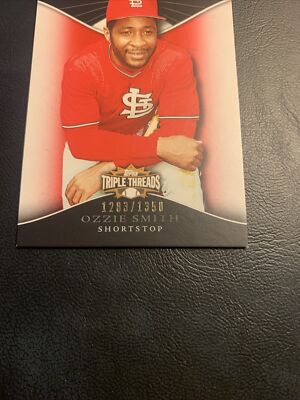 Btt 2009 Topps Triple threads /1350 #74 Ozzie Smith St. Louis Cardinals￼