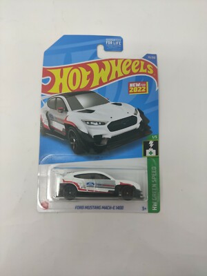 2022 Hot Wheels 73/250 Green Speed Series # 1/5 Ford Mustang Mach-E 1400