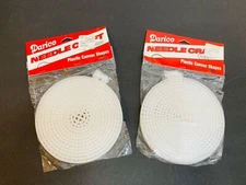 DARICE NEEDLE CRAFT Plastic Canvas 4.50” Round 10 Pcs. NEW & Sealed NOS