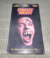 Fright Night VHS Horror Original McDowell Vampire Cult Classic