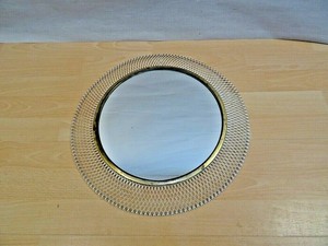 Spiegel 50er Jahre Metall Wandspiegel Perforated Metal Mirror France 1950s Ebay