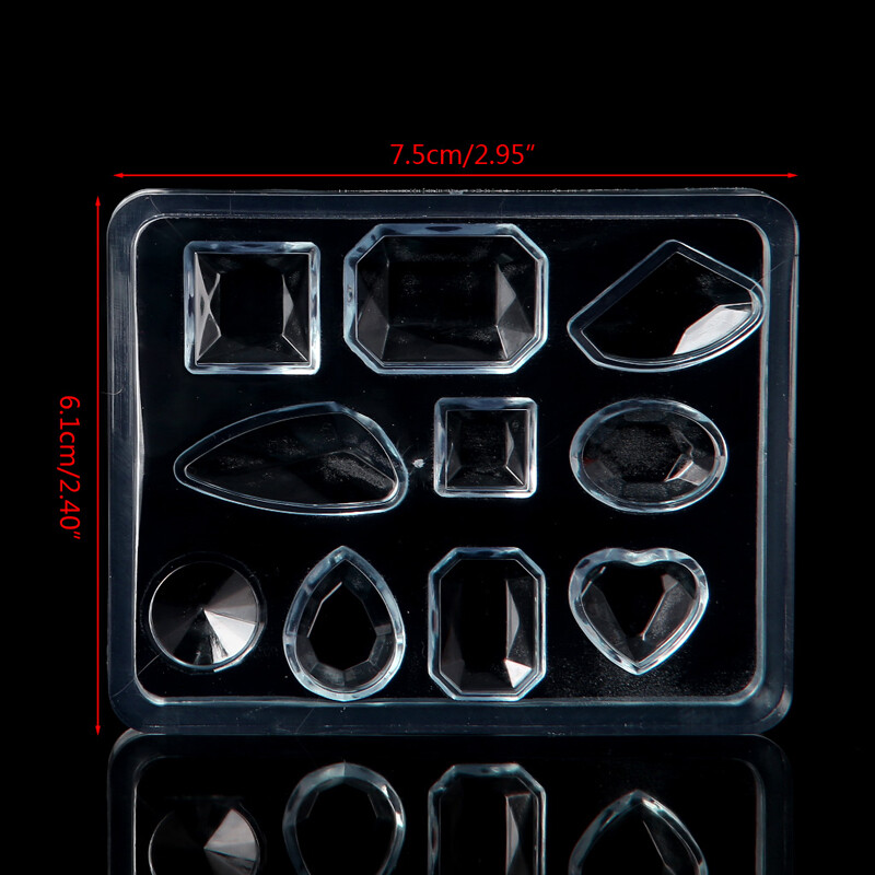 Geometric Jewelry Molds Earrings Pendant Silicone Resin Molds DIY Jewelry Making