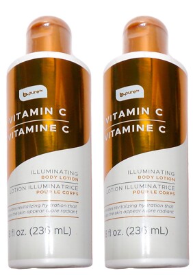 b-pure Vitamin C Illuminating Body Lotion  8oz (Set of 2)