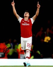 Arsenal FC Gabriel Martinelli, Autographed Signed 8x10 EPL Photo COA #2