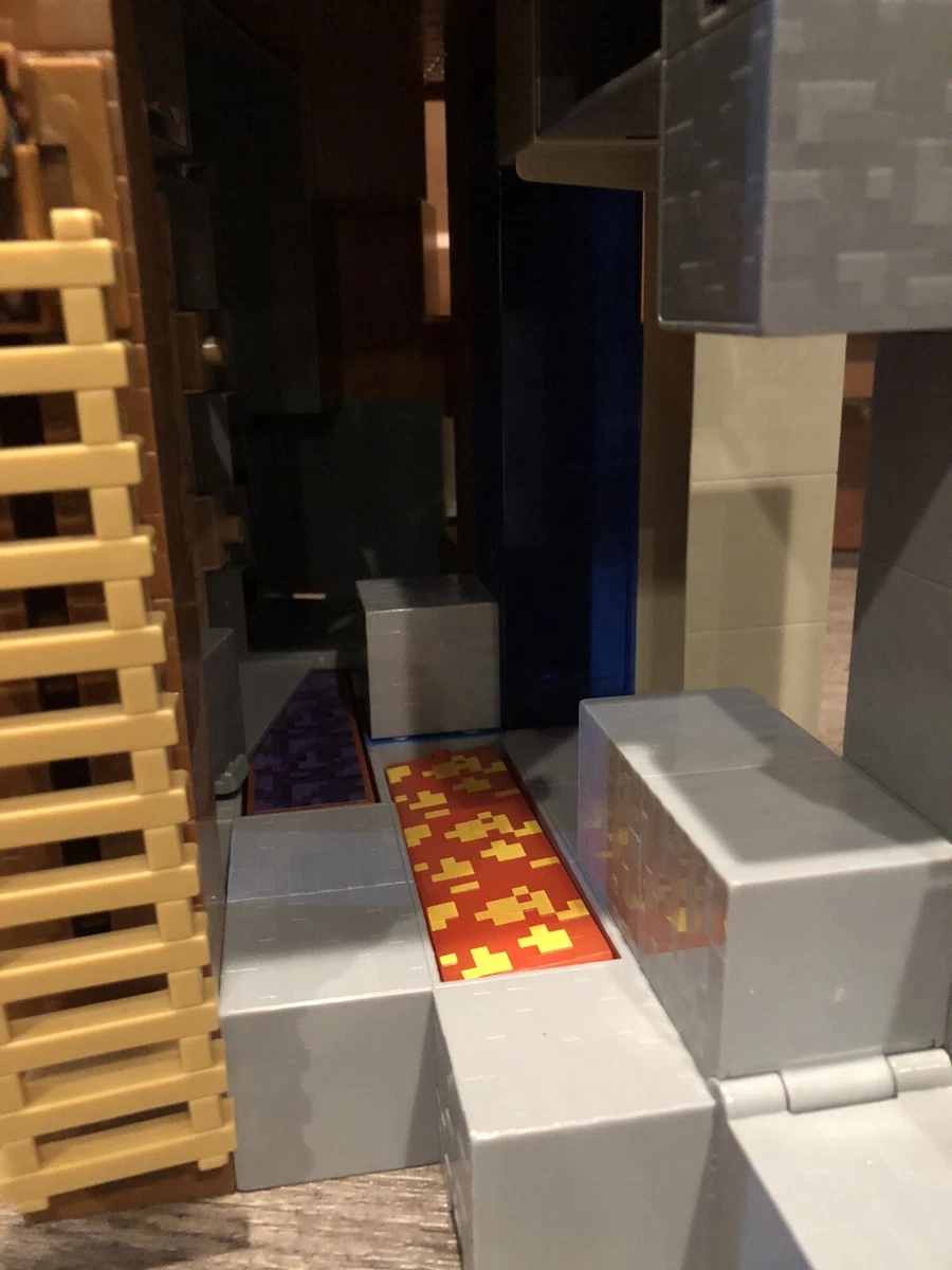 Minecraft Survival Mode playset lot - incomplete with figures toys