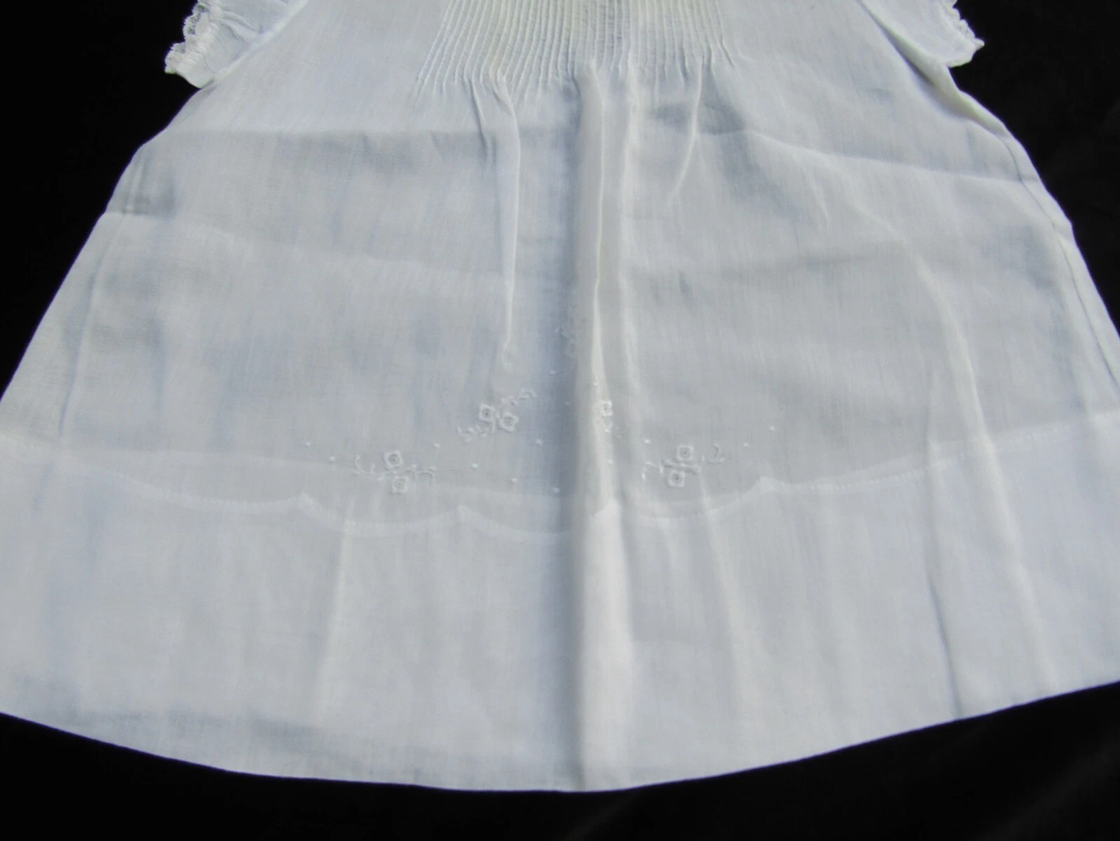 OFF WHITE Vestito bambina bianco ricamo vintage 6 mesi H