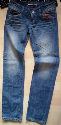 Super süße Roxy Jeans Gr 38  M 36 S Kariert Y2K 2000er Rarität Vintage 