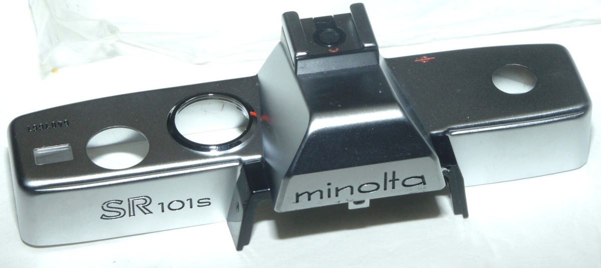 MINOLTA FILM CAMERA SR505s Chrome Replacement Top new/old stock