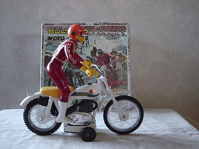  BULTACO ALPINA FRICTION DRIVE TOY Book/Brochure  NEW IN BOX YEAR 1970's 