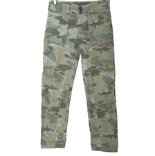 Anthropologie Pilcro The Wanderer Pants Size 25 Camo Print Utility Stretch
