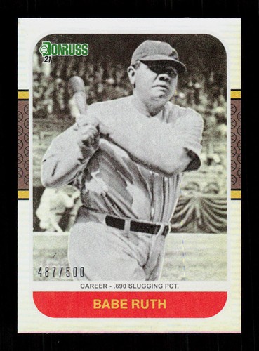 2021 Donruss #228 Babe Ruth Stat Foil /500 | eBay