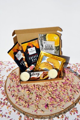 Mini Spa Box mit Kaffee, Briefkasten Pflegepaket, Geschenk für Ihn, Ihn, Danke