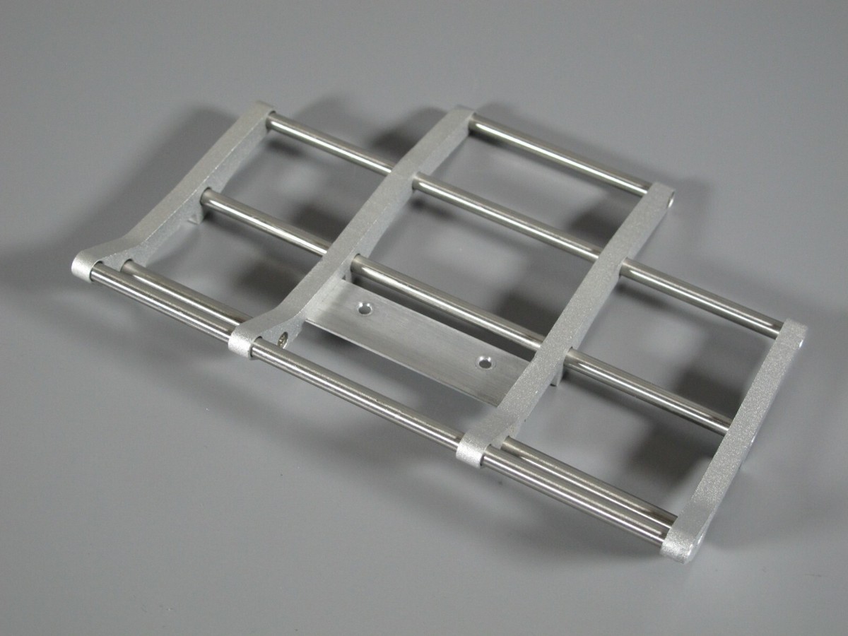 Paraurti Anteriore In Alluminio Con Traversa Per Tamiya 1/14 - King Hauler, Grand Hauler, Globeliner