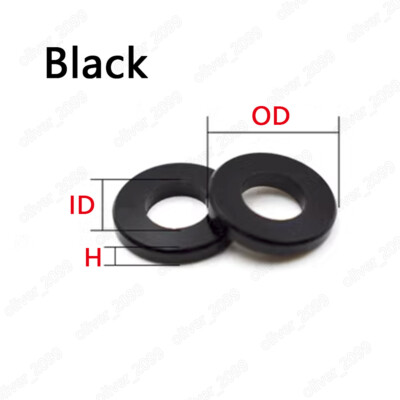 Multi-colored Aluminum 6061 Flat Washers M3 M4 M5 M6