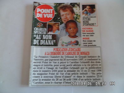 PERSPEKTIVE NR. 2586 11.02.1998 CHARLES SPENCER DIANA ADELAIDE D'ORLEANS H59